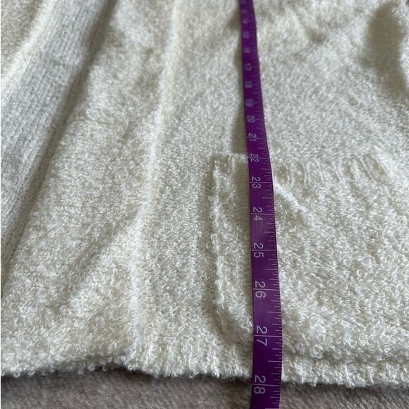 Vintage Le Chois II Winter White Open Front Long Sleeve Cardigan Size 2X - Picture 7 of 7